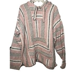 Earth Ragz Women’s size XL Woven Oversized Baja Hoodie